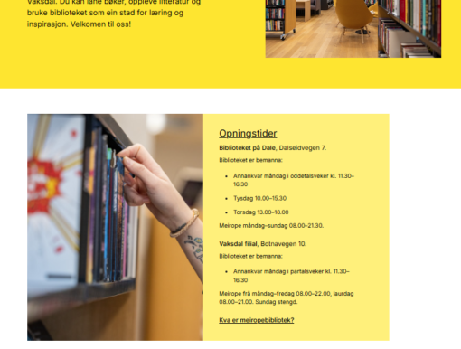 bilde for Ny nettportal